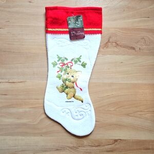 NWT Stocking Christmas Holiday Cat Morehead